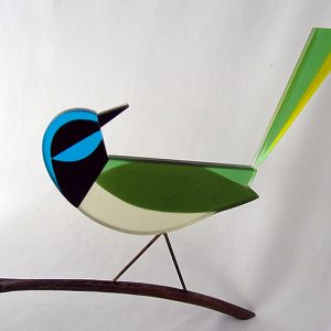 Fused Bird on a Stick