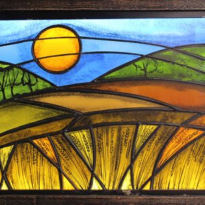 LED Stained Glass Prairie Scene