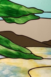 Stained Glass Lone Pine Detail
