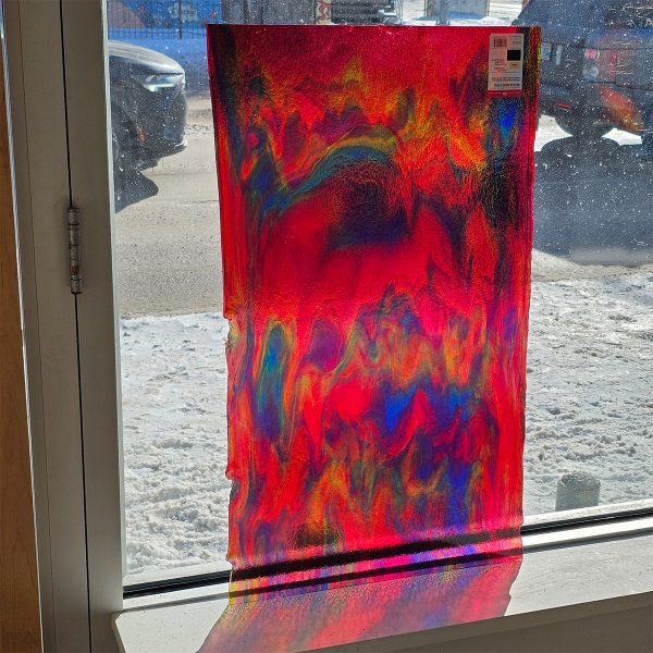 Bullseye CRANBERRY ROYAL BLUE SPRING GREEN FUSIBLE 90 003126-0030 (1)