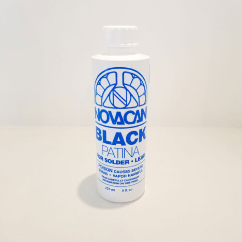Novacan Black Patina For Solder/Lead Prairie Studio Glass