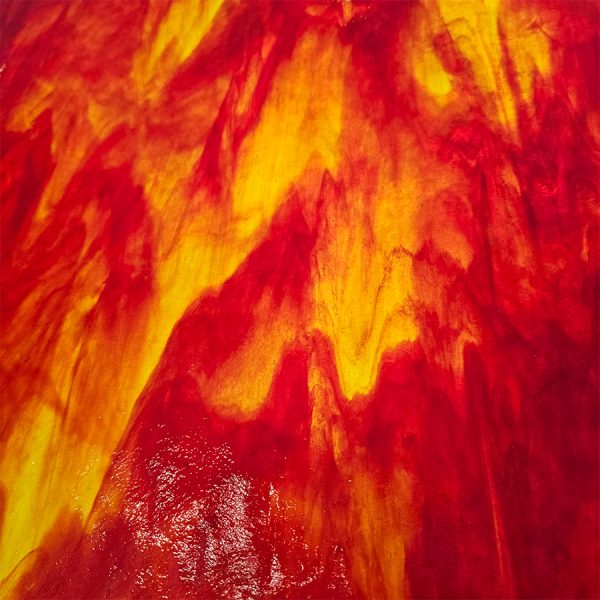 Youghiogheny 5090 Lemon Yellow Stipple with Red Opalescent(2)