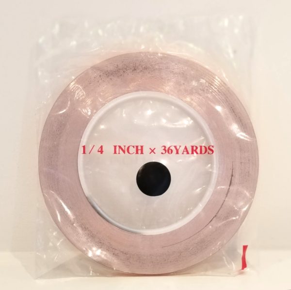 Value Brand 1/4" Black Back Copper Foil