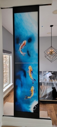 Koi Fish Room Divider (1)