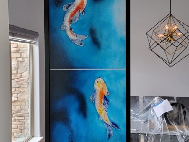 Koi Fish Room Divider (1)