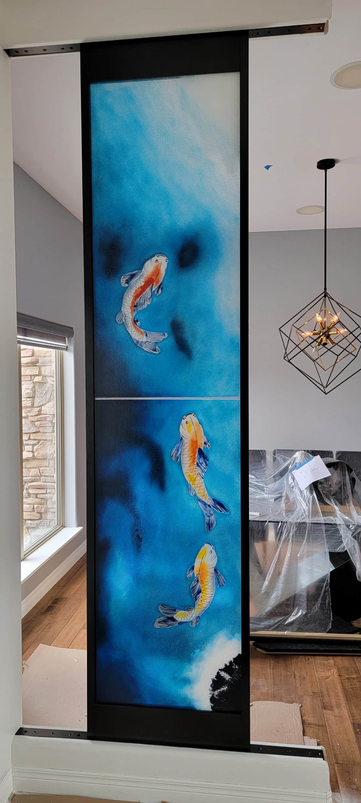 Thumbnail for Blue Metal Fish Decorative Room Divider Review