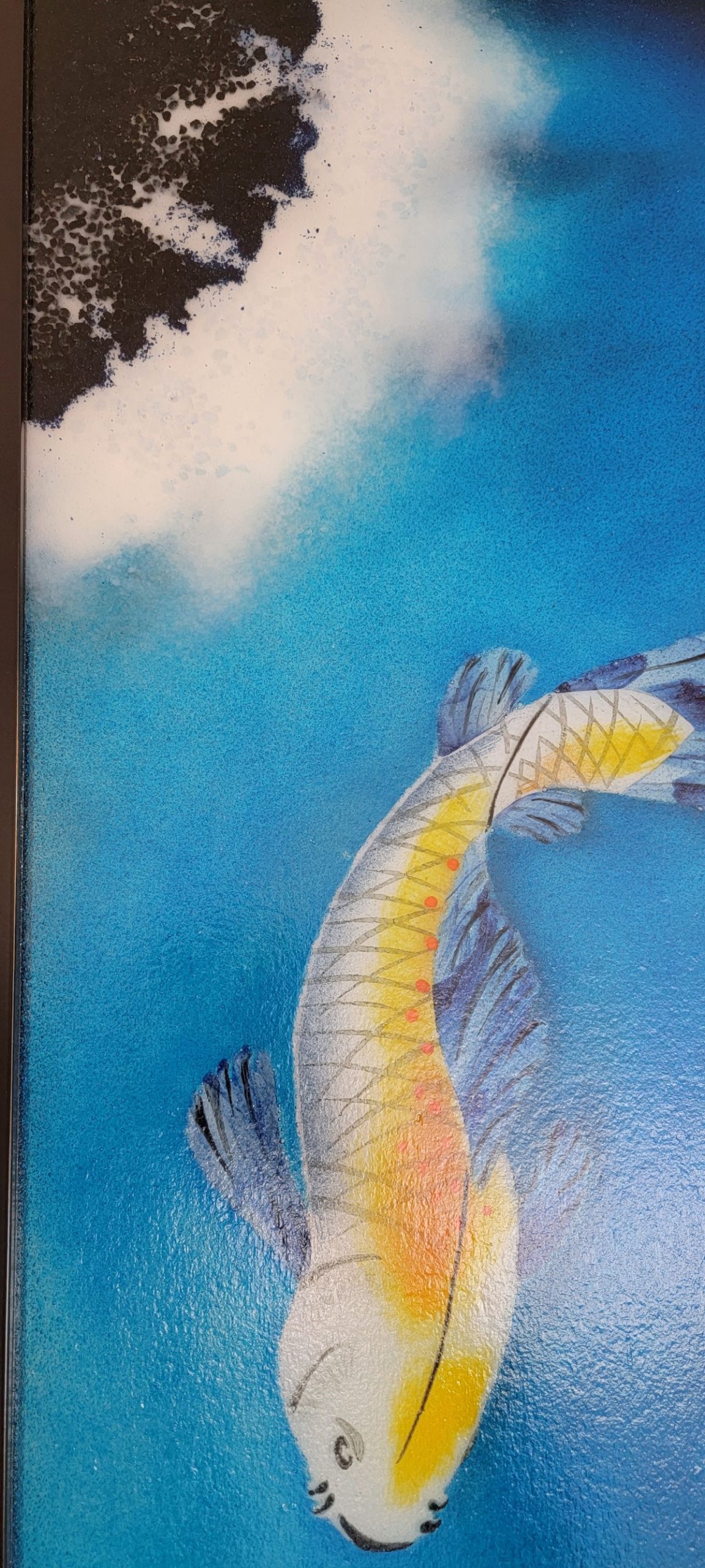 Koi Fish Room Divider (3) - Prairie Studio Glass