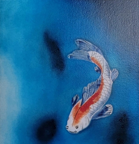 Koi Fish Room Divider