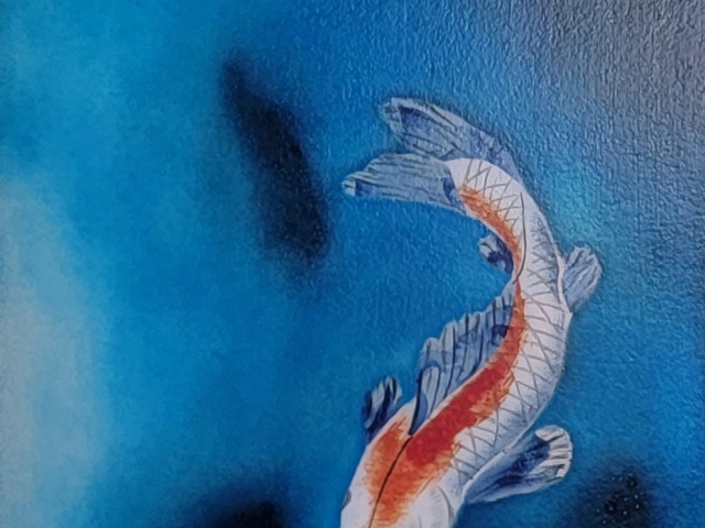 Koi Fish Room Divider