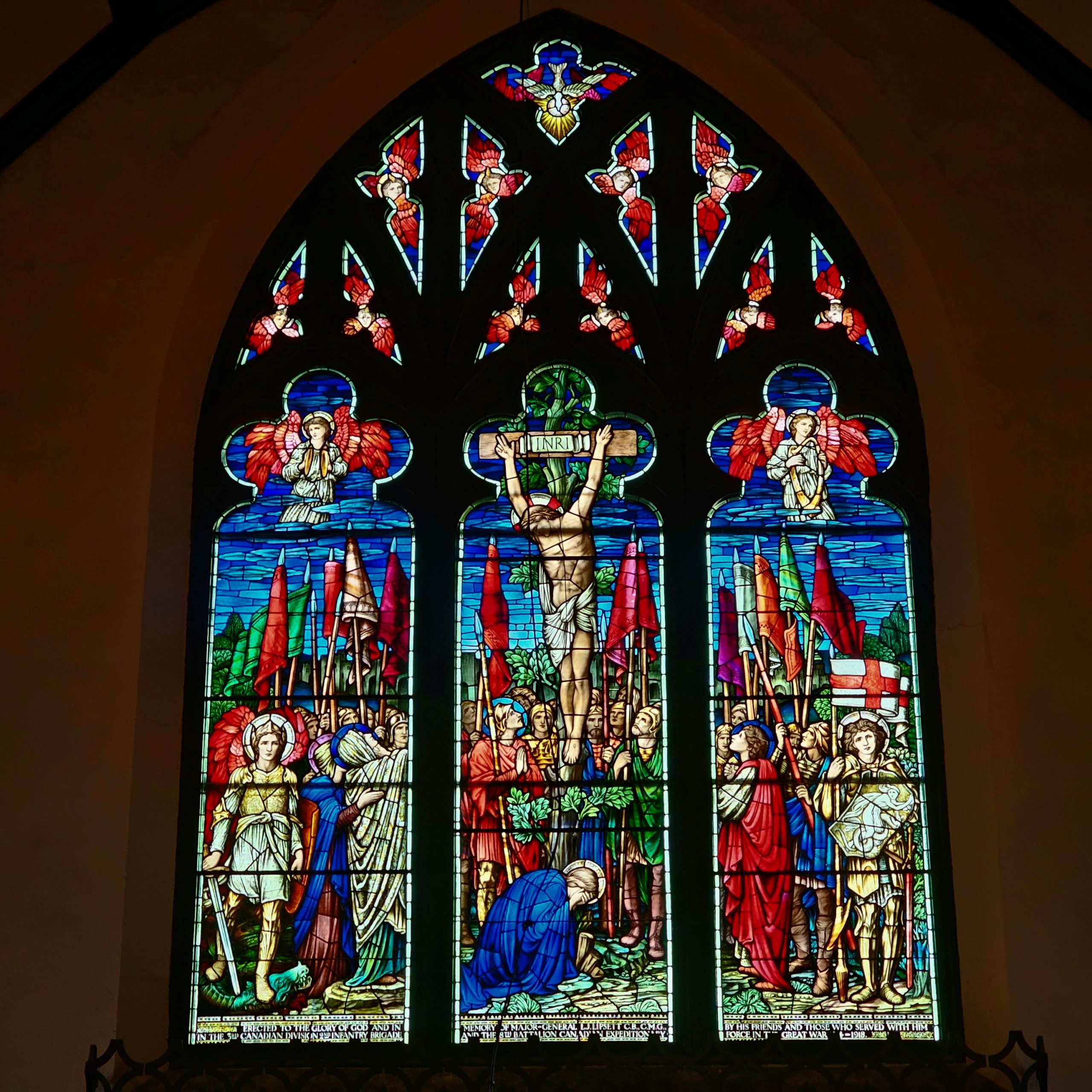 Featured image for “Restoration of Morris & Co. “The Crucifixion” All Saints Anglican Church Winnipeg”