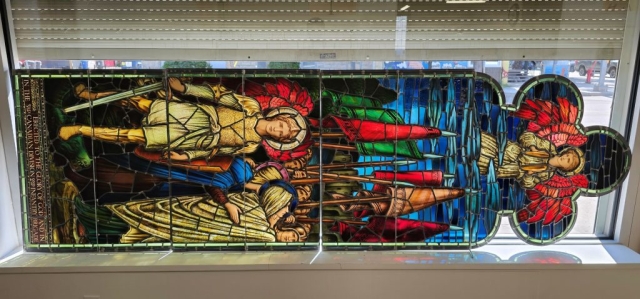 Restoration of Morris and Co. The Crucifixion All Saints Anglican Church Winnipeg (2)