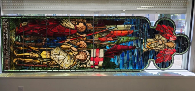 Restoration of Morris and Co. The Crucifixion All Saints Anglican Church Winnipeg (5)
