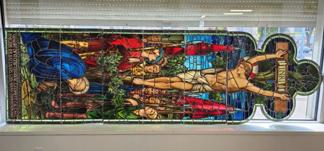 Restoration of Morris and Co. The Crucifixion All Saints Anglican Church Winnipeg (7)