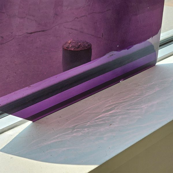 Fremont Hand Blown F 132 Purple Flashed detail