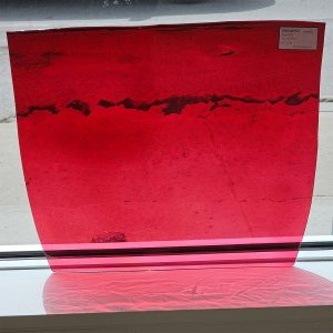 Fremont Hand Blown  P5 193D Deep Pink Flashed