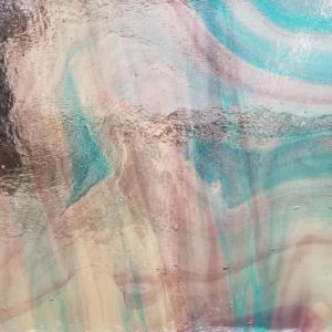 Medium Amber/Sky Blue/Purple on Clear PW257LL