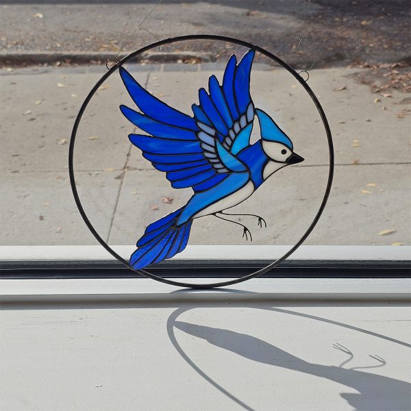 Blue Jay In Flight