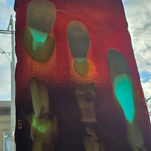 Bullseye 10729B-0030-90 Dark Rose Brown with Turquoise Blue Opal Windows (3)