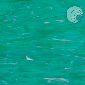 Teal Green/White Wispy Smooth Fusible OGT823.92SF