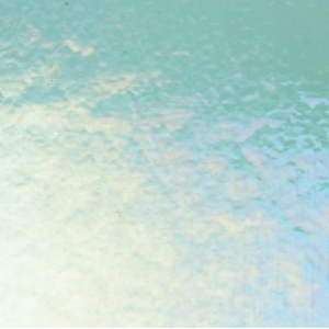 Light Aquamarine Transparent Rainbow Iridescent Fusible 90 001408-0031-F