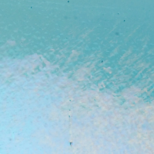 Light Turquoise Blue Transparent Rainbow Iridescent Fusible 90 BU 001416-0031-F