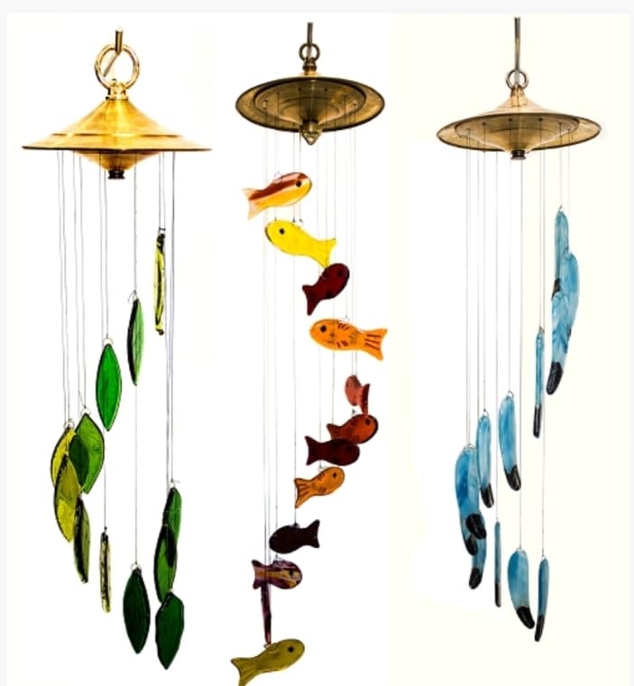 Featured image for “Fused Glass Windchimes”