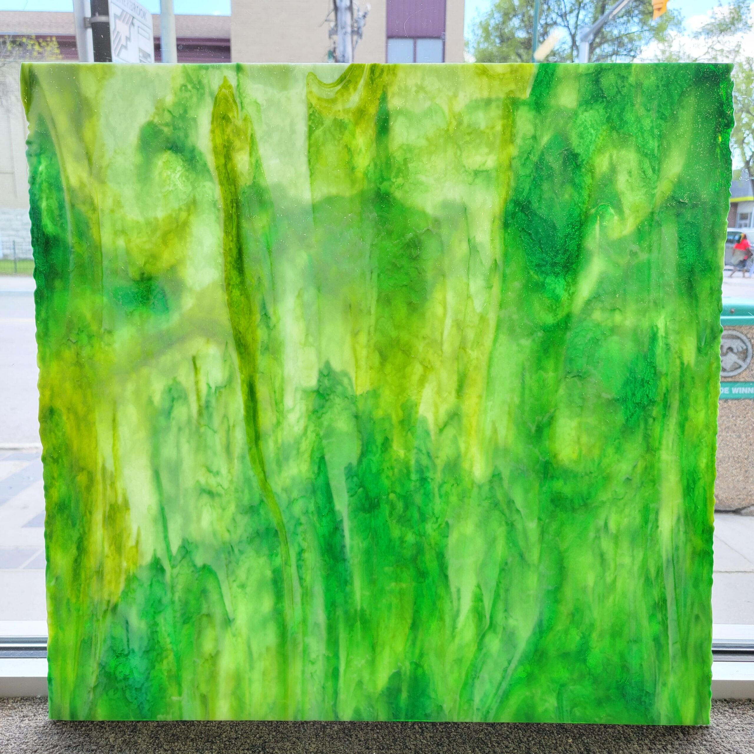 Featured image for “Uroborus 65-74 three green granite”