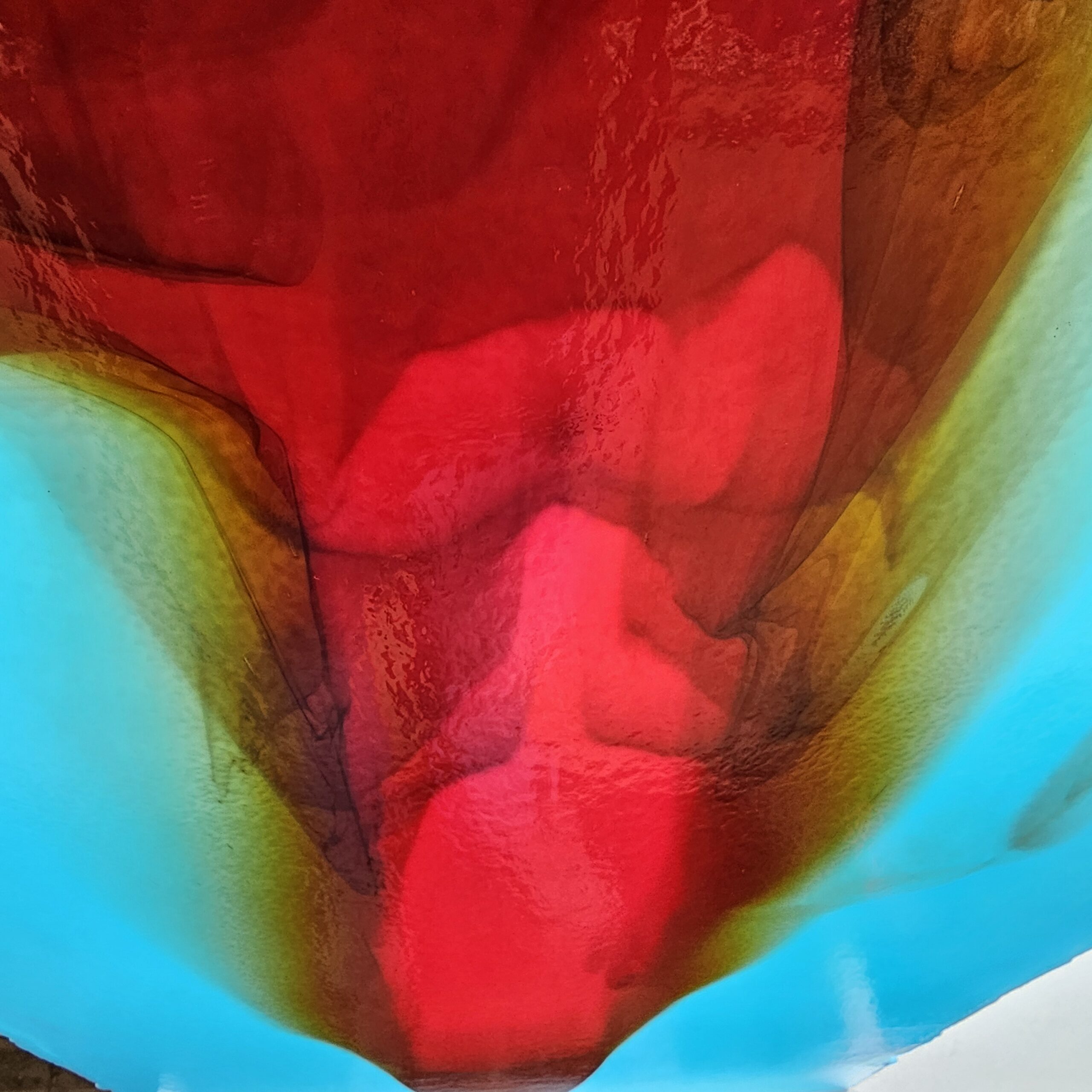 Featured image for “Bullseye Cyan Blue and Red Opal Cascade”