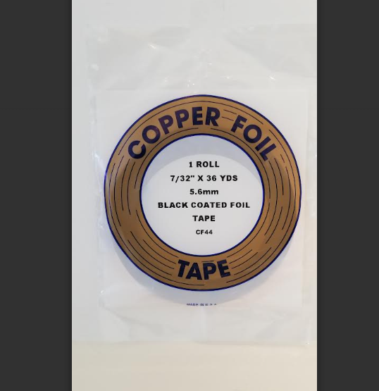 Featured image for “Edco 7/32 Black Backed Copper Foil Tape”