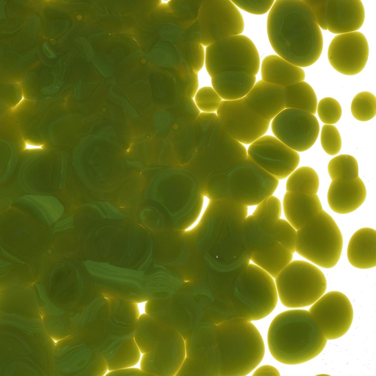 Featured image for “Avocado Green Opalescent, Coarse Frit 000222-0003-F_01”