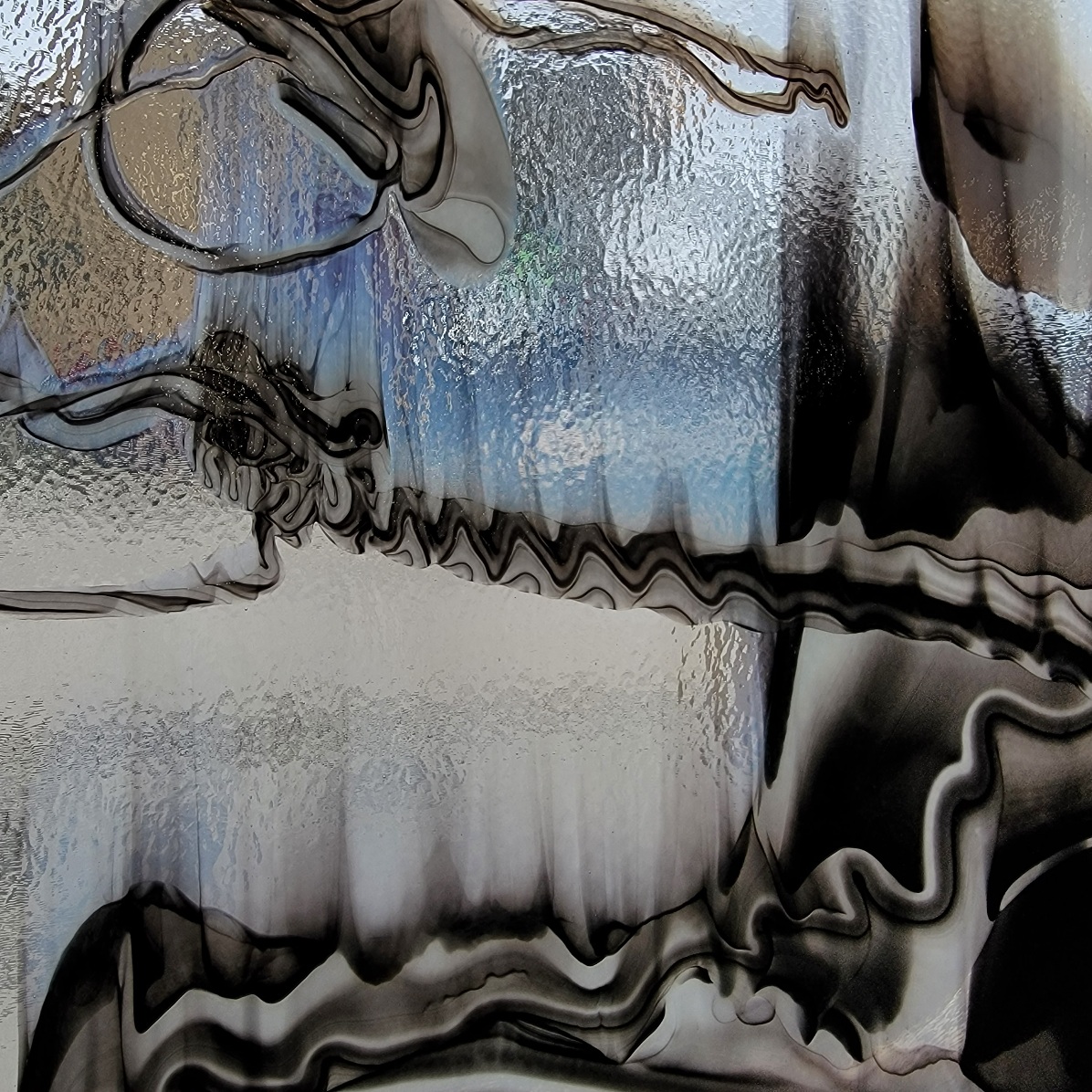 Featured image for “BU 003100-GR30-90 Black and White Graffiti on Clear”