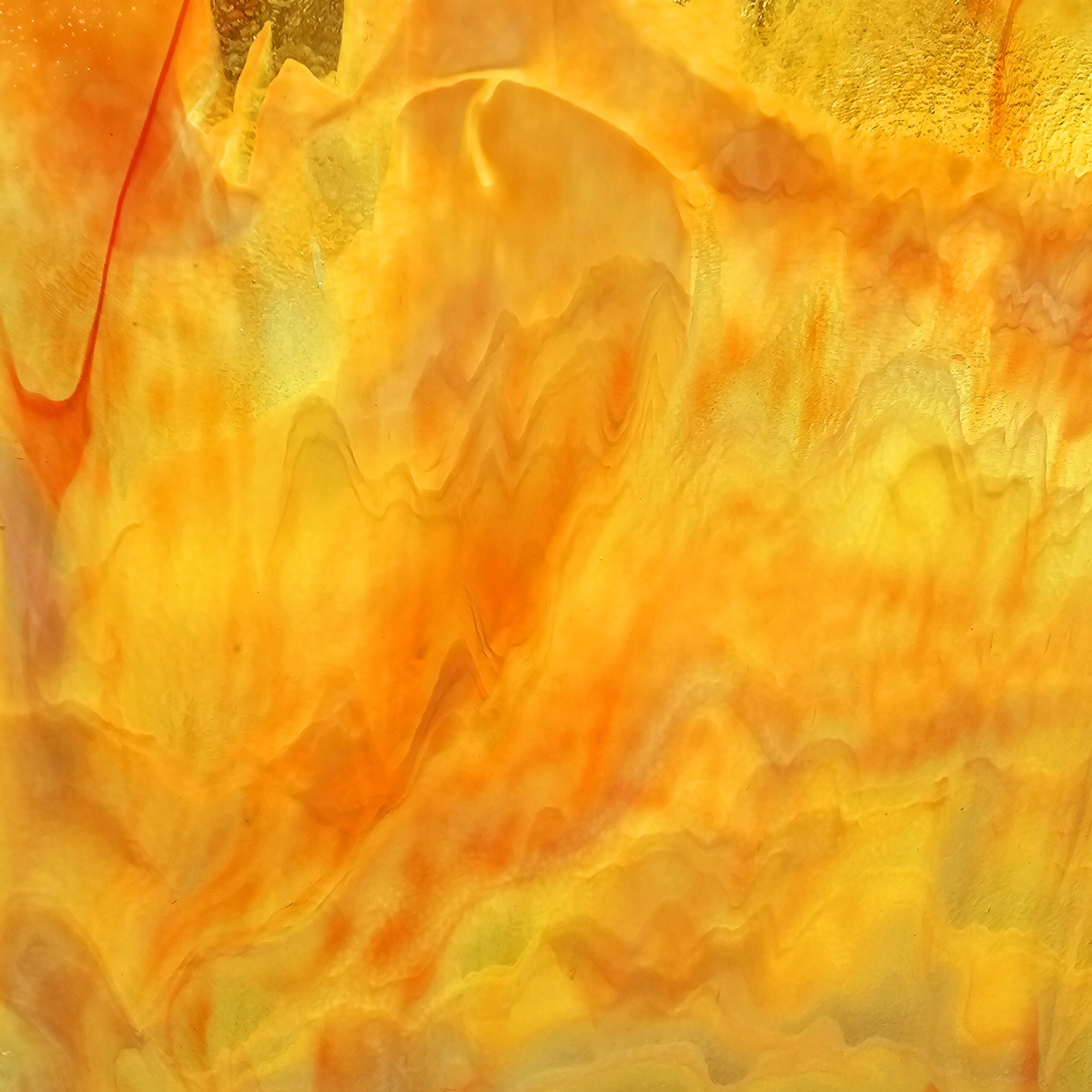 Featured image for “Bullseye Special Production Orange and White Streaky 30801B”
