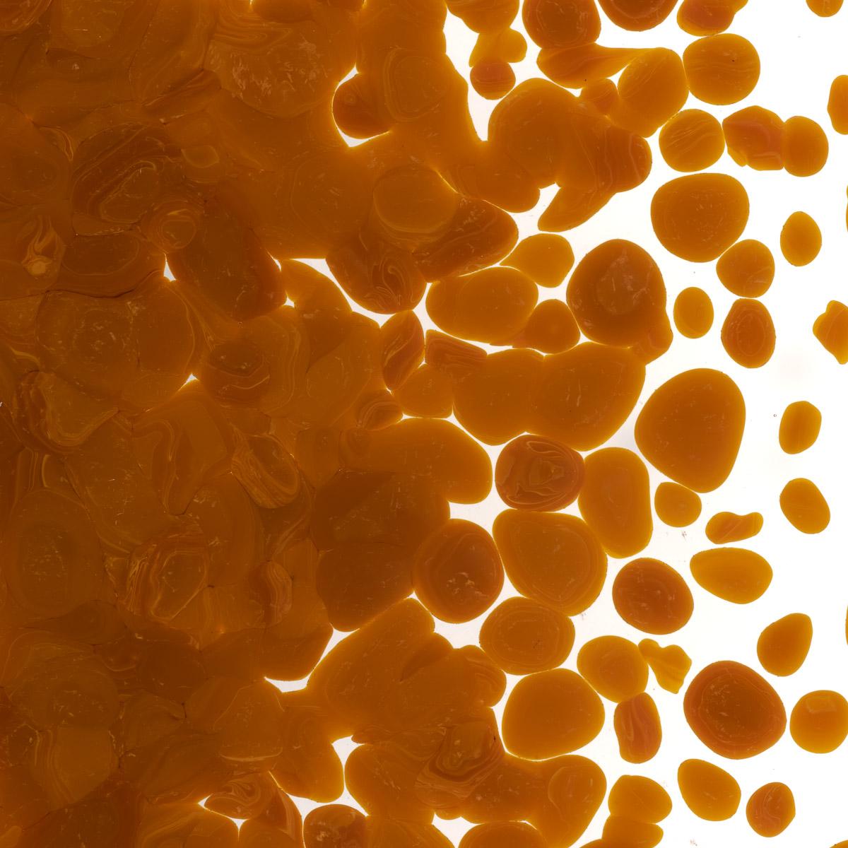 Featured image for “Burnt Orange Opalescent, Coarse Frit 000329-0003-F_01”