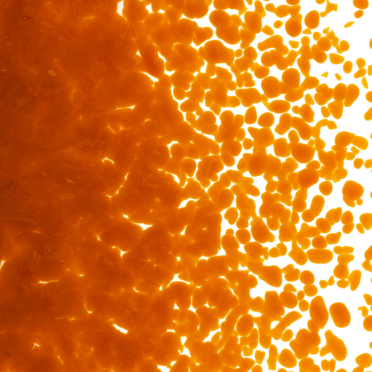 Featured image for “Burnt Orange Opalescent, Medium Frit 000329-0002-F_01”