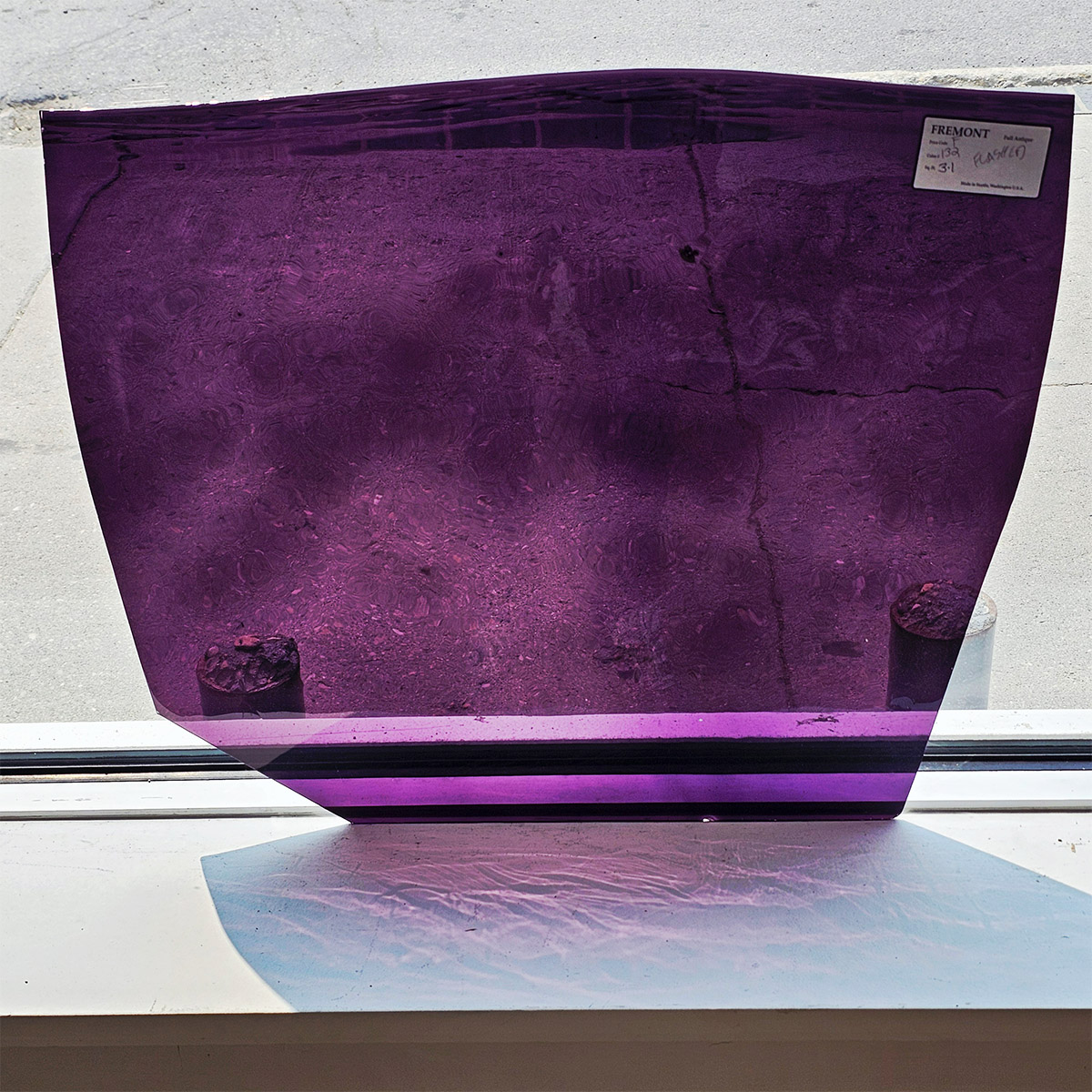 Featured image for “Fremont Hand Blown F 132 Purple Flashed”
