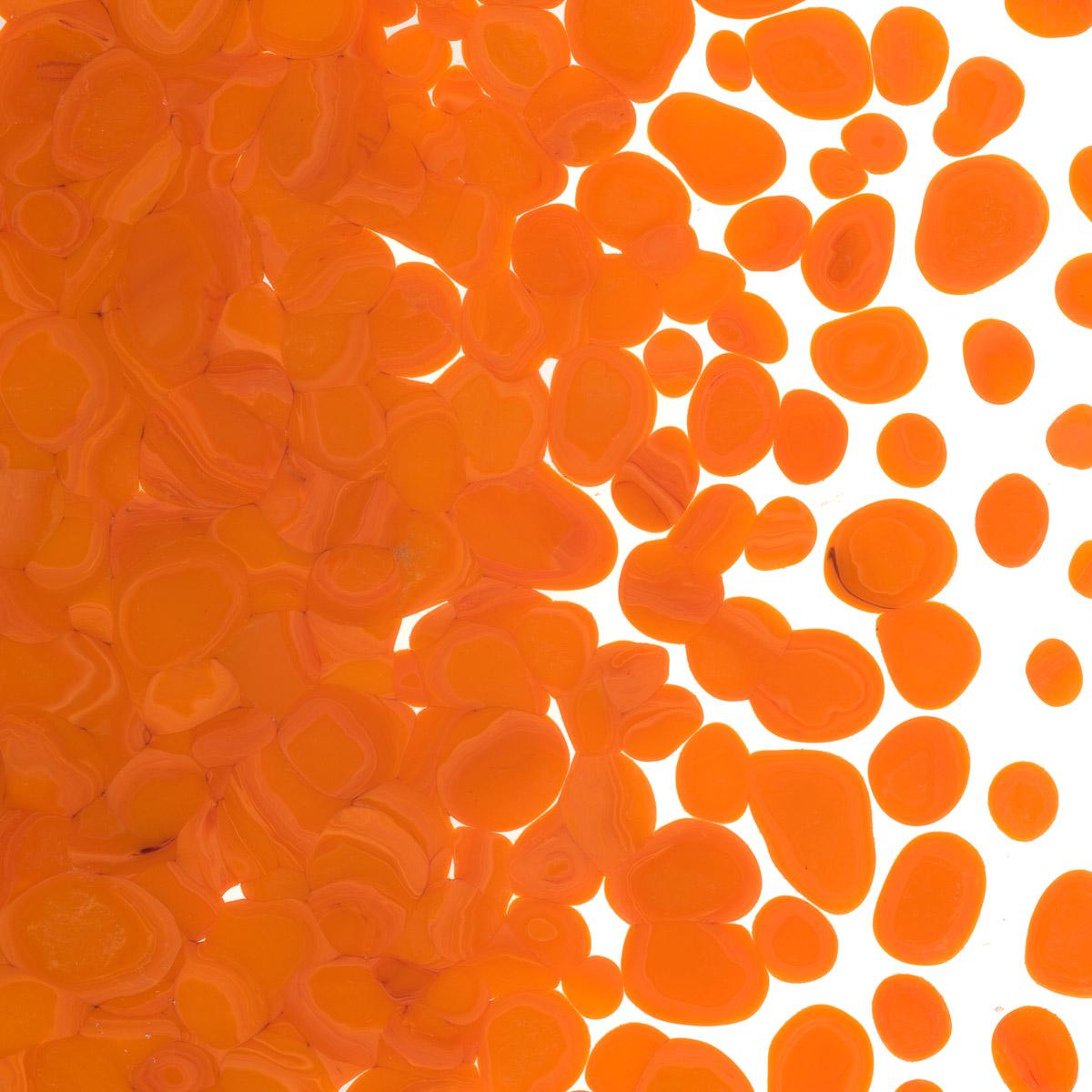 Featured image for “Tangerine Orange Opalescent, Coarse Frit 000025-0003-F_01”