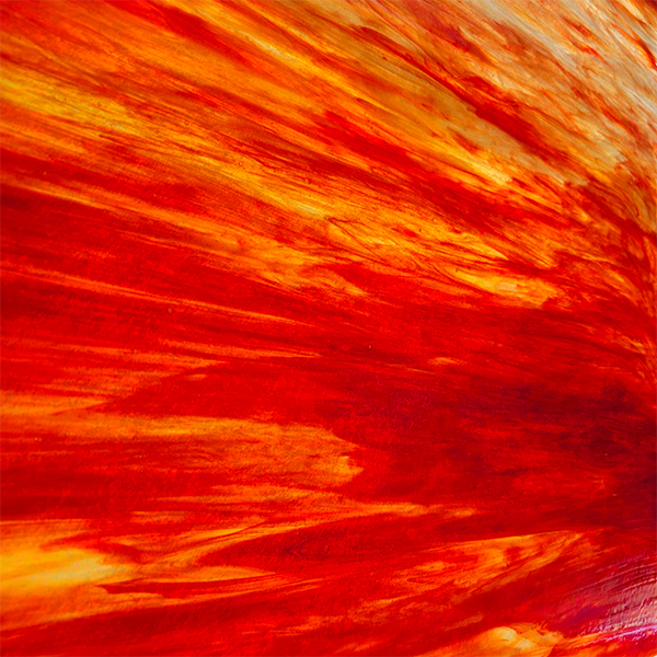 Featured image for “Wissmach Red and White Streaky Iridescent PW27 Irid”