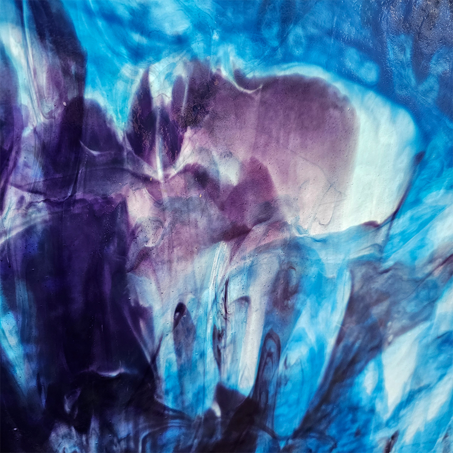 Featured image for “Youghiogheny 1663 SP Turquoise, Purple and Ice White Stipple”
