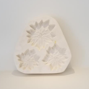 Creative Paradise Frit Mold Poinsettia Ornaments