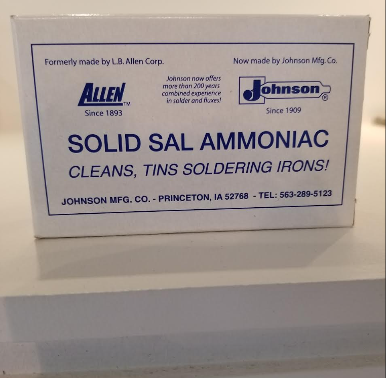 Featured image for “Sal Ammoniac Tinning Block”
