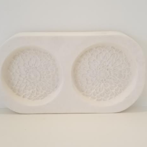 Creative Paradise Frit Mold Two Small Zinnias